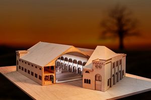 Modell der Ez-Chaim-Synagoge